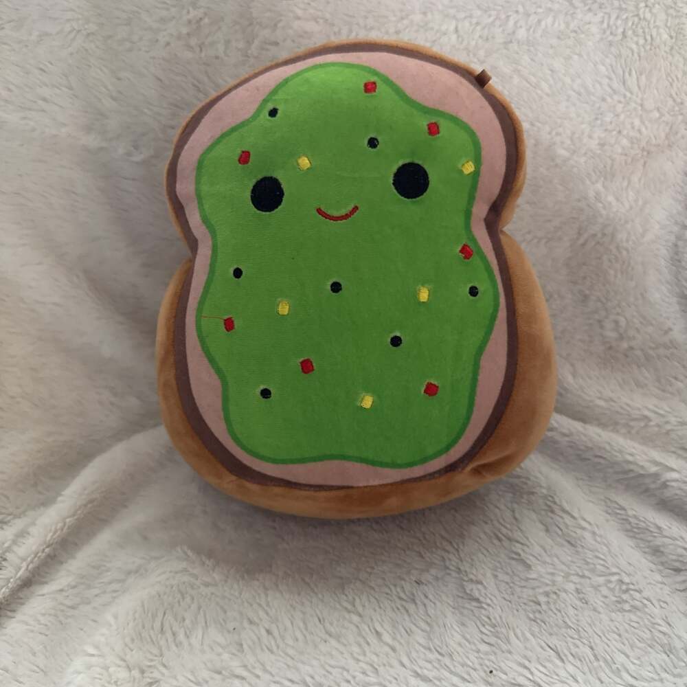 Squishmallows Kellytoy Sinclair the Avocado Toast 5 Inch Plush